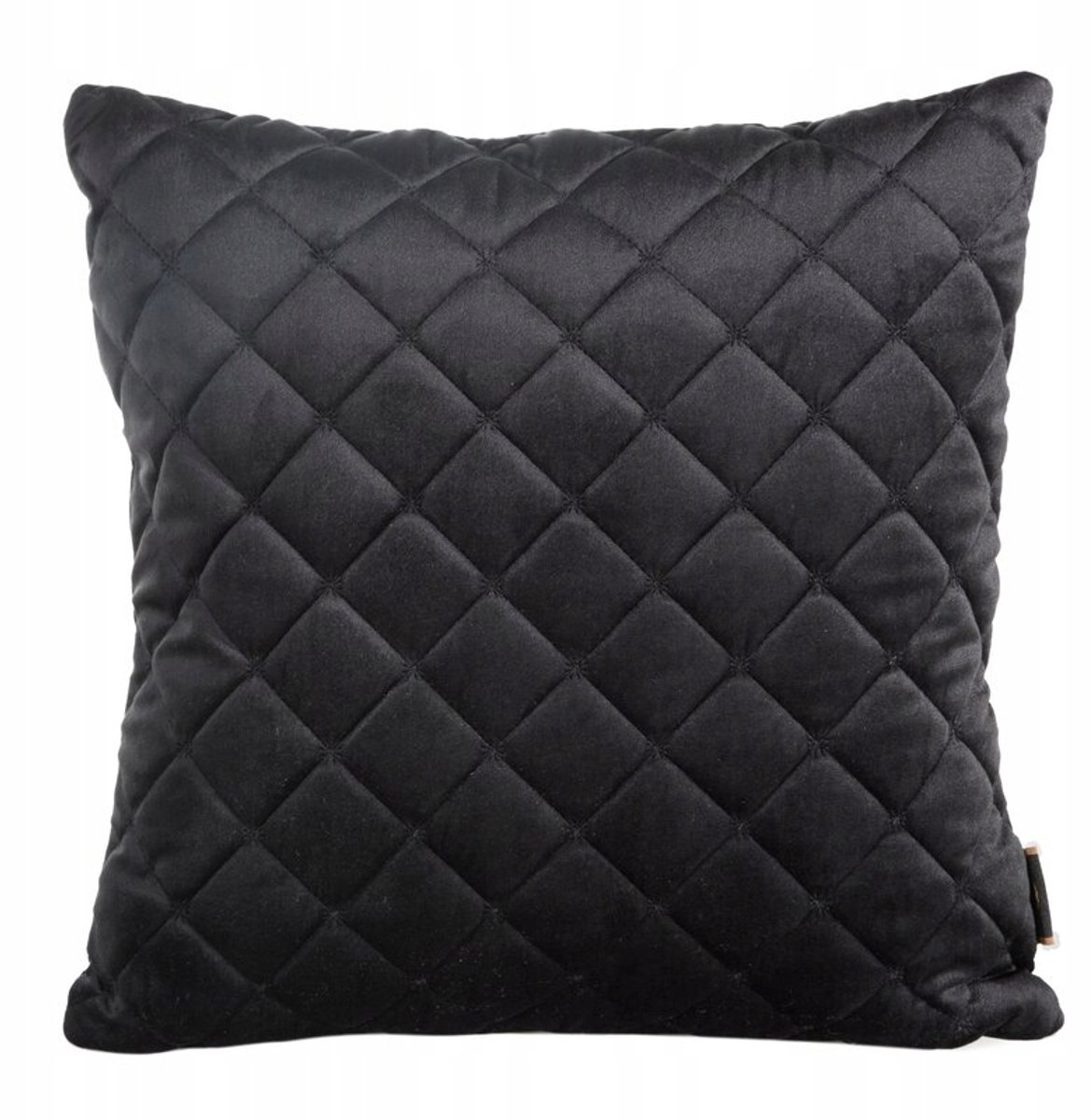 Decoratieve Kussenhoes Ria 45x45cm Zwart - Stijlvolle Velours