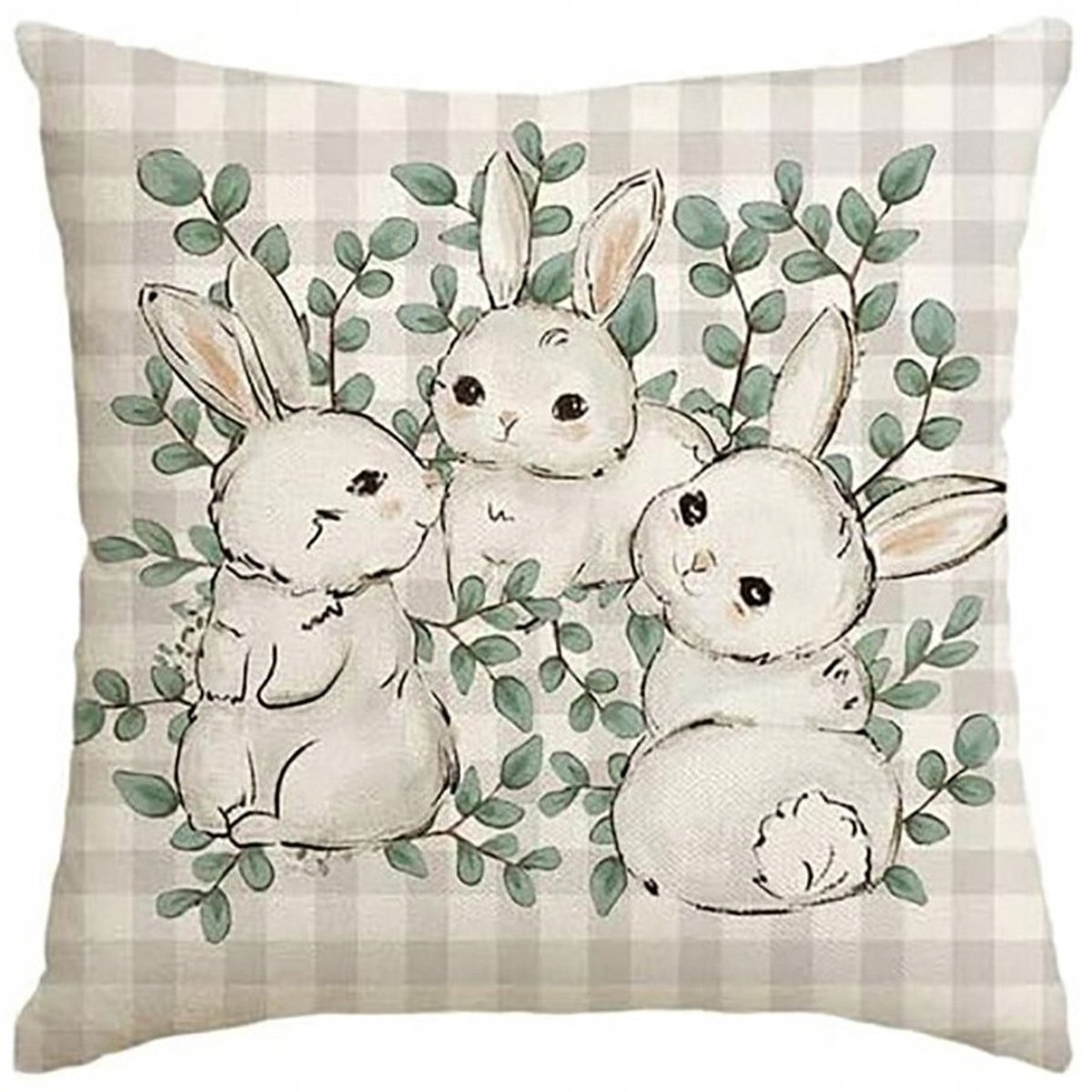Decoratieve Paaskussenhoes 45x45cm - Lentethema