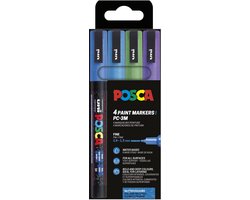 POSCA glitter etui 4 stuks