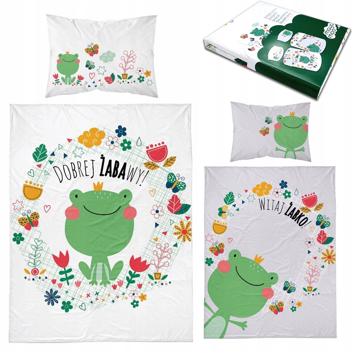 maya moo kinderbDEngoed 90x120cm - 100% katoen, oeko-tex