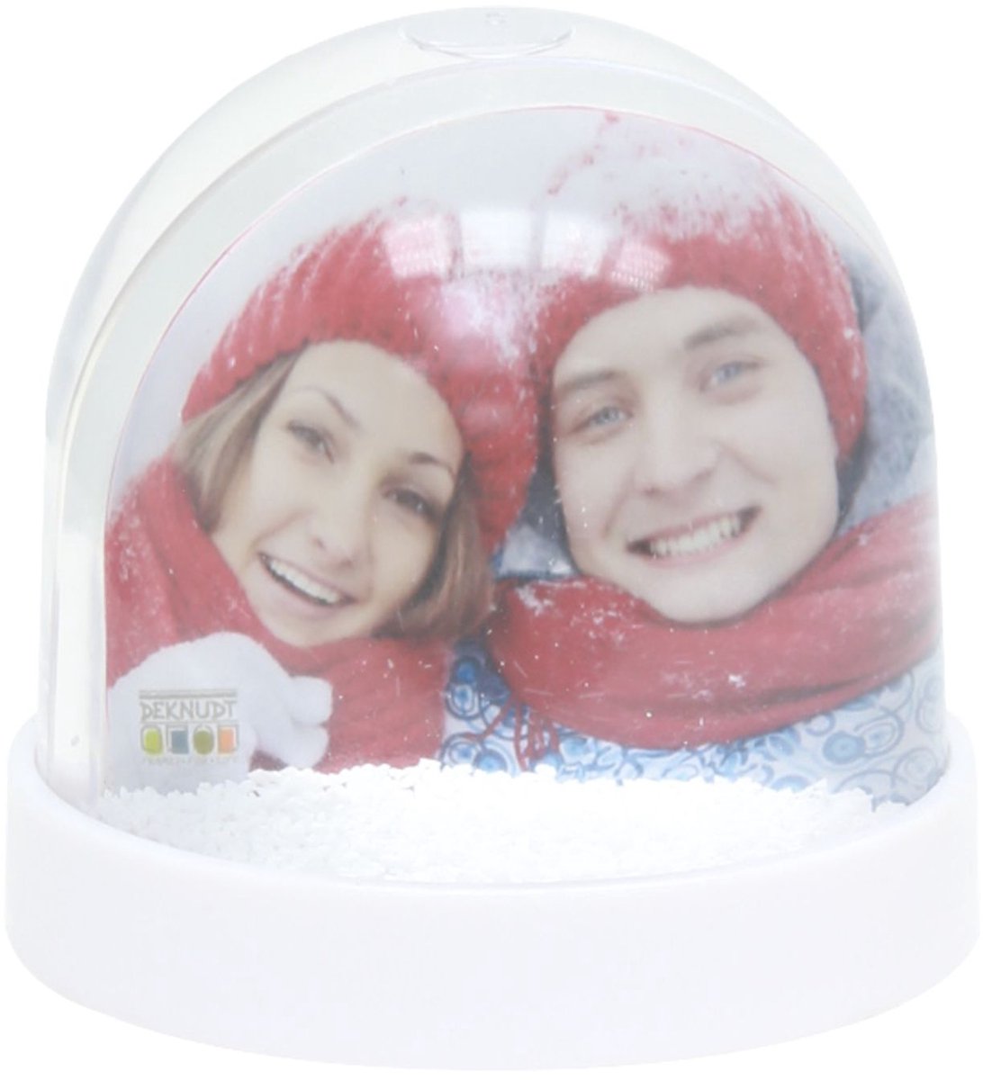 Deknudt Frames foto sneeuwbol S66FB1 - transparant - 2x foto 6,2x6,8