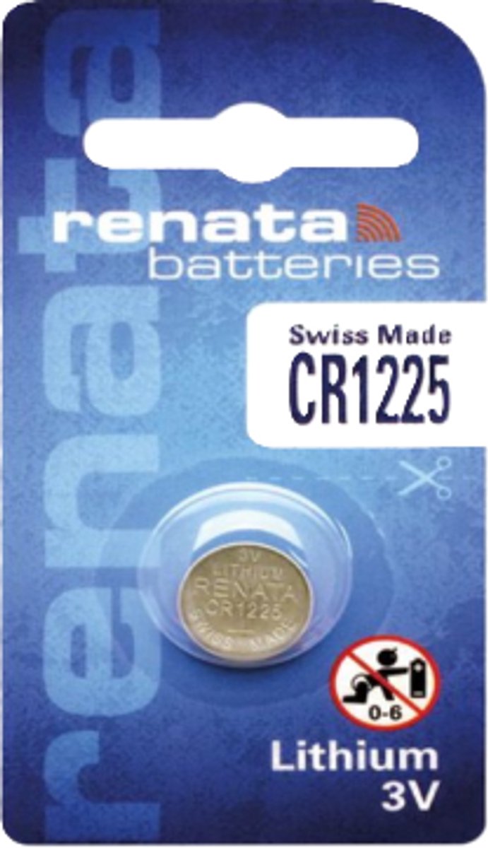Renata – CR1225 SC CE – Lithium knoopcel batterij – 10 stuks