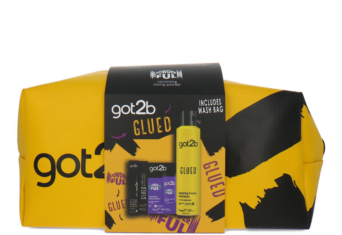 Schwarzkopf Got2B Glued + Powderful Cadeauset - 316 ml