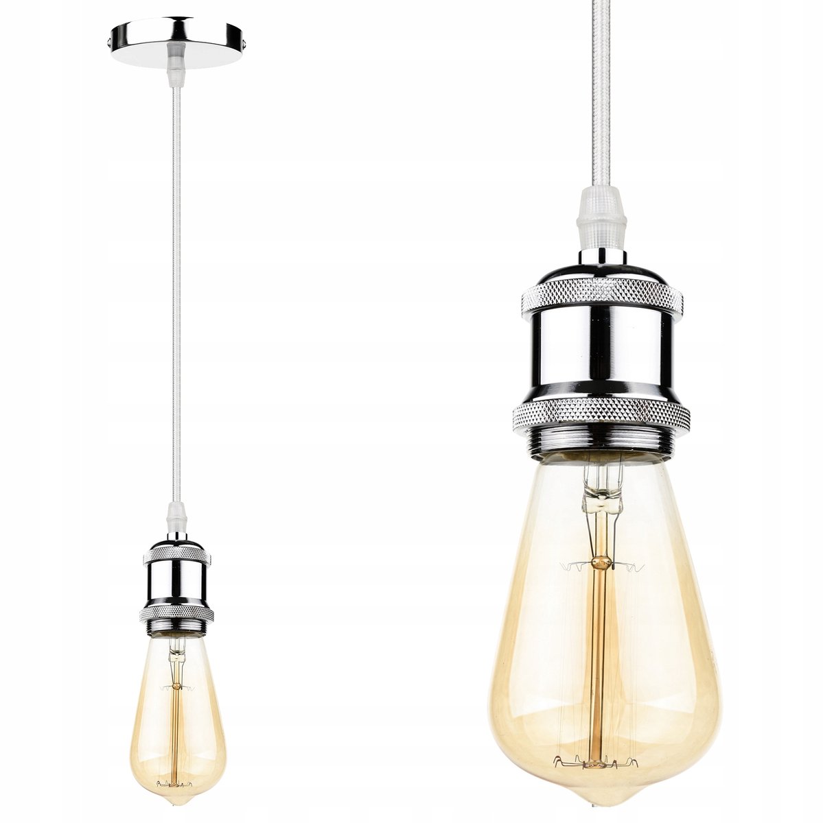 Hanglamp E27 Metaal Zilver LX-1060 - Stijlvol en Modern