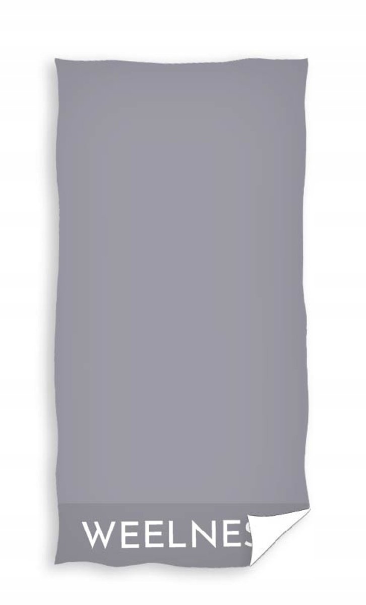 Luxe Grijze Wellness Handdoek 90x180 cm 450GSM - Zacht & Absorberend