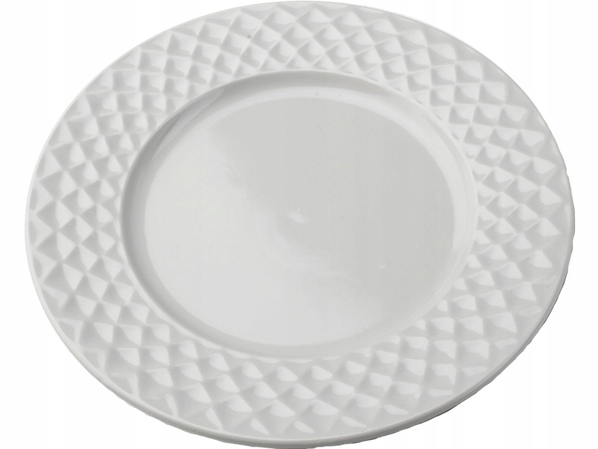 Grote keramische eetplank 26cm - Diamantgrijs