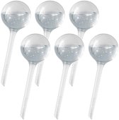 Grovita Waterdruppelaar voor Planten - Set van 6 Stuks - 60 ml - Ø 5 cm - Waterbol - Druppelsysteem Kamerplanten