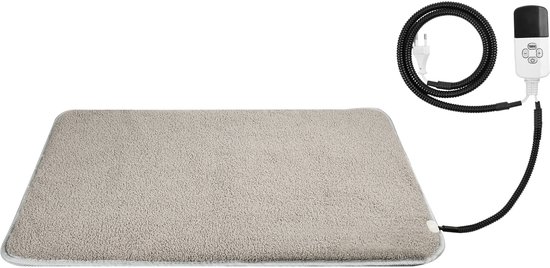 Tapis chauffant pour animaux WARMFAY L70 - Imperméable et réglable - Pour Chats et Chiens de taille moyenne (45x70cm)