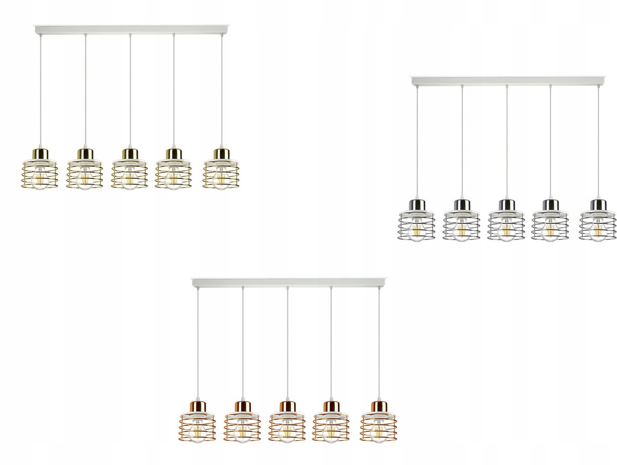 Glamour Hanglamp Goud Chroom Koper - Stijlvolle Verlichting