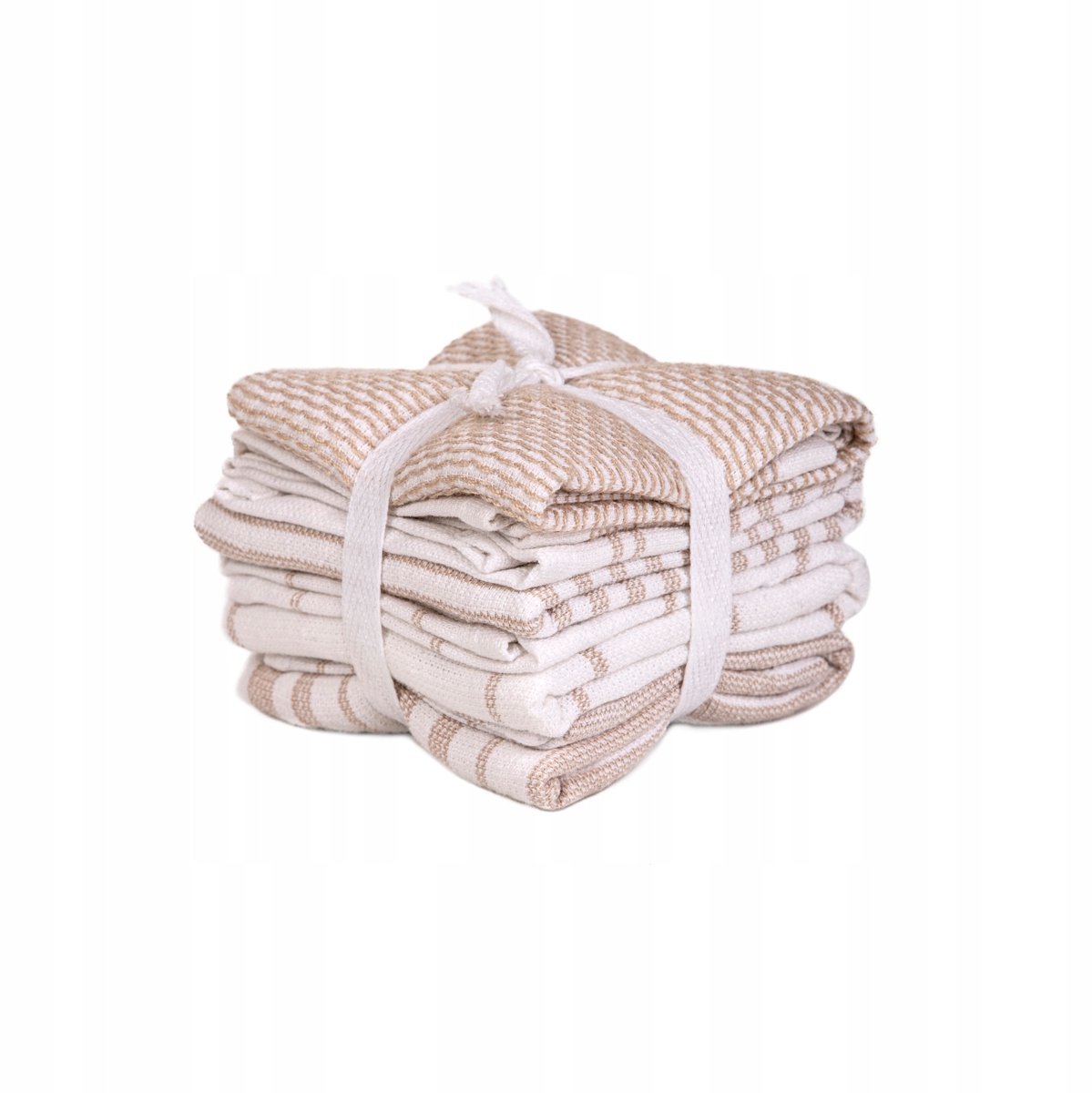HOMLA Heriett Katoenen Handdoekenset 4 stuks 30x30 cm Beige
