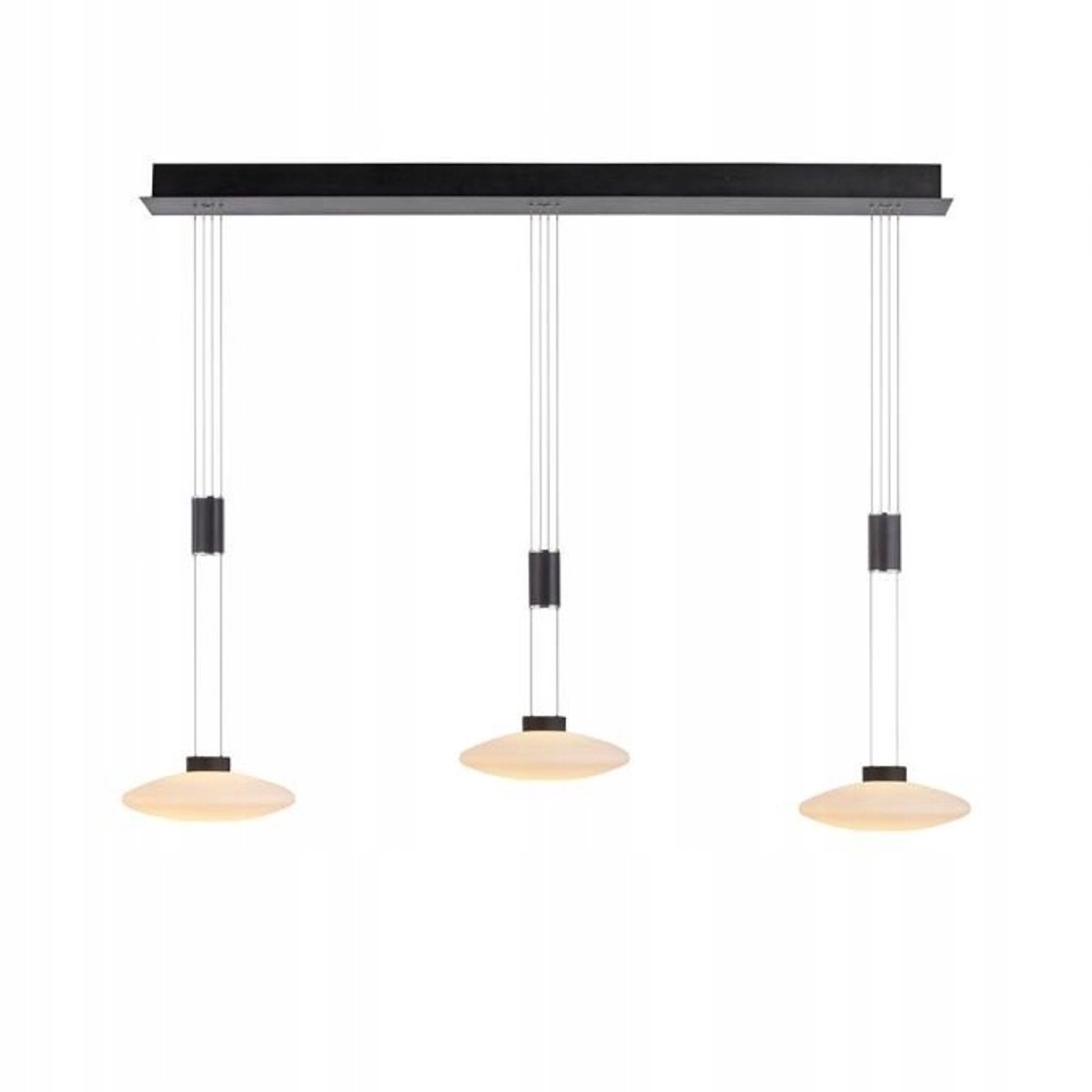 Paul Neuhaus Lautada LED Hanglamp 3x7.5W Zwart - Modern & Dimbaar