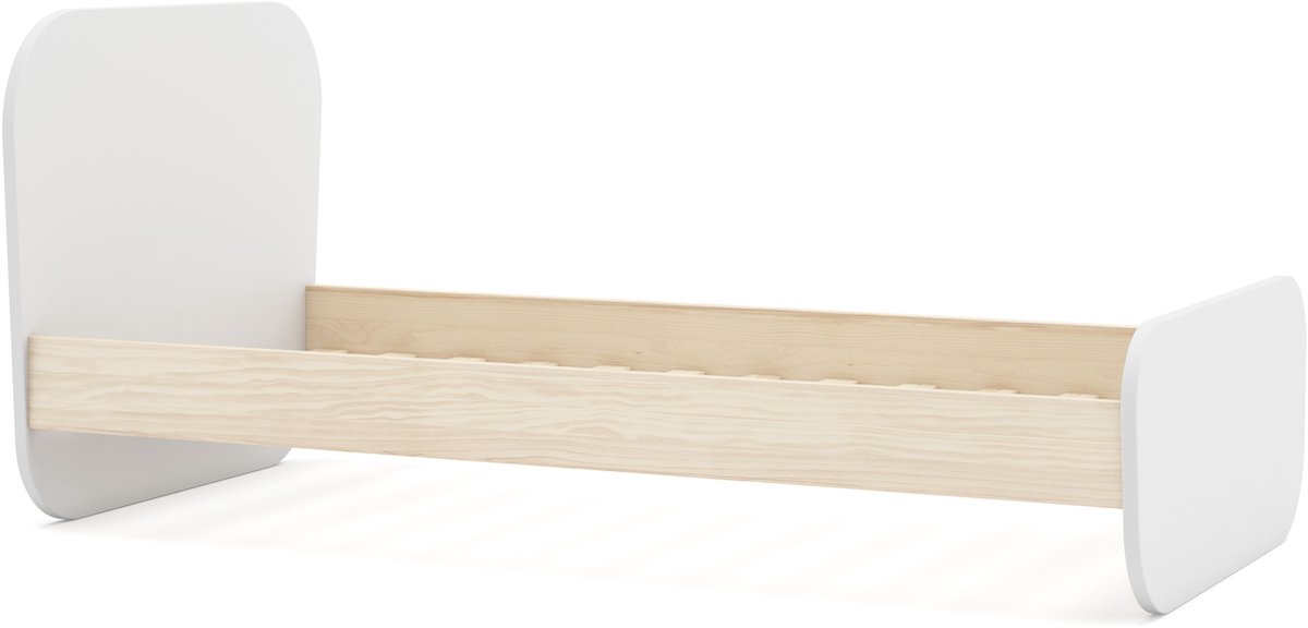 Marckeric - Bed Esteban - Wit - 195.4x106.5x90cm