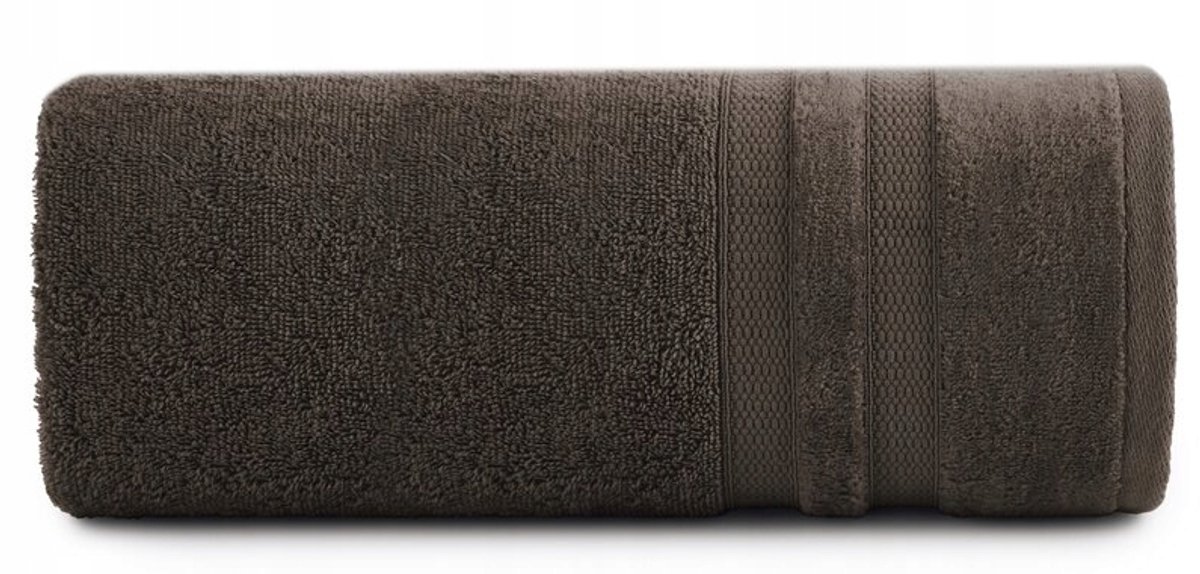Luxe Porto Handdoek 50x90 cm Bruin 500 g/m² Katoen
