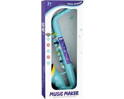 Luna Speelgoed Saxofoon – Kindersaxofoon 15 × 9 × 38 cm – Muziekinstrument voor Kids