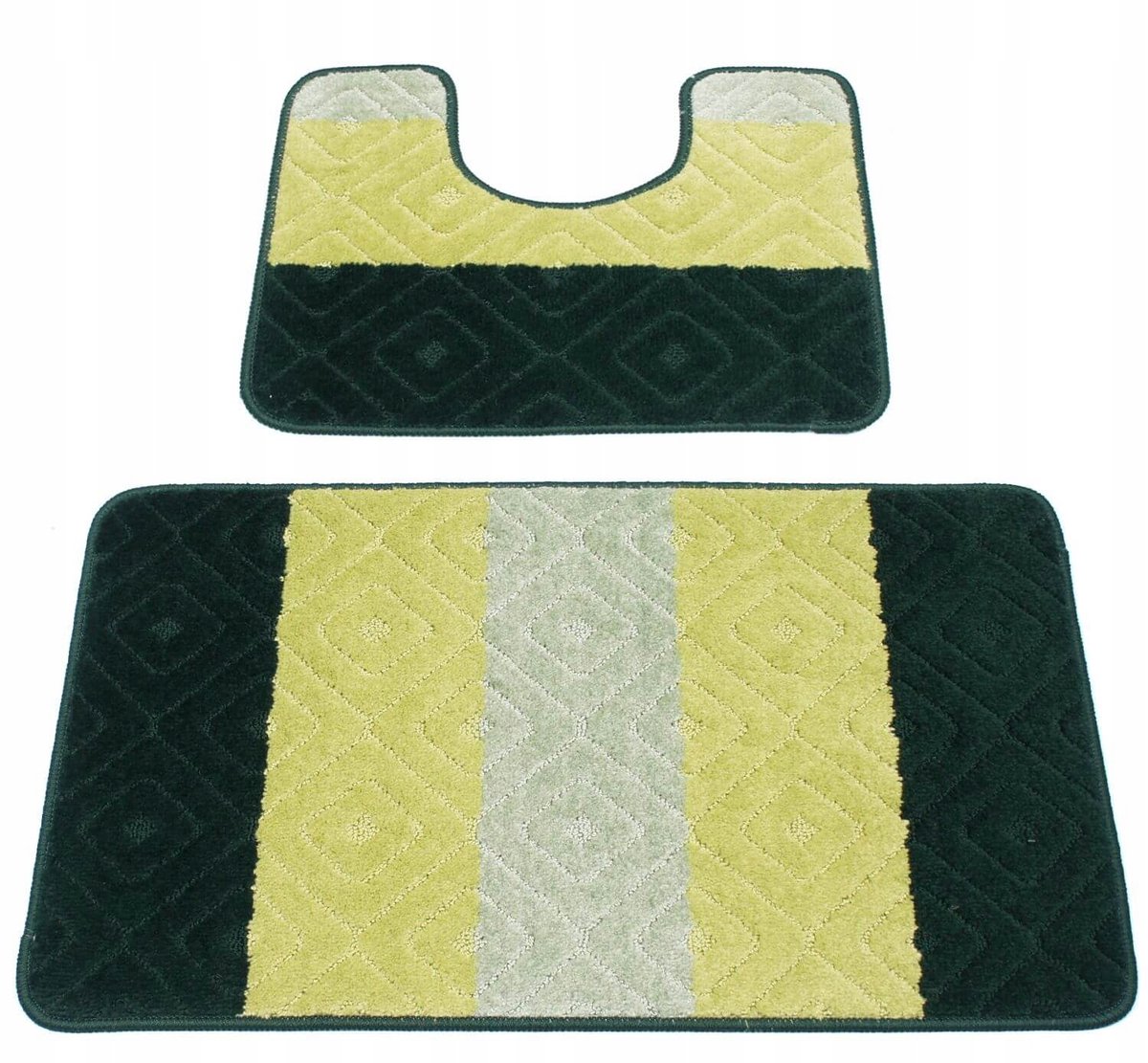 Zachte Antislip Badkamermatten Set - 2 Delig