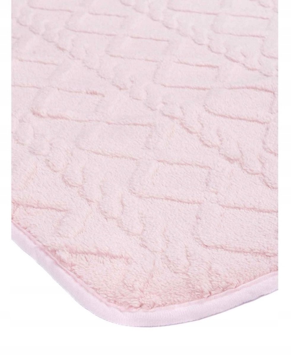 Zachte Boho Badkamermat Roze 60x90 cm Antislip
