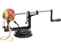 foto van Cookinglife Appelschilmachine met Zuignap - Zwart