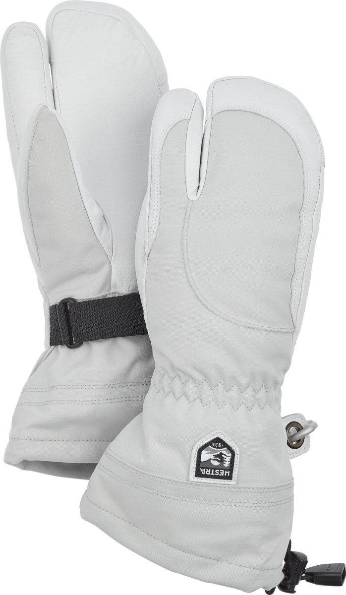 HESTRA WOMEN’S ARMY LEATHER HELI SKI 3-FINGER pale Grijs