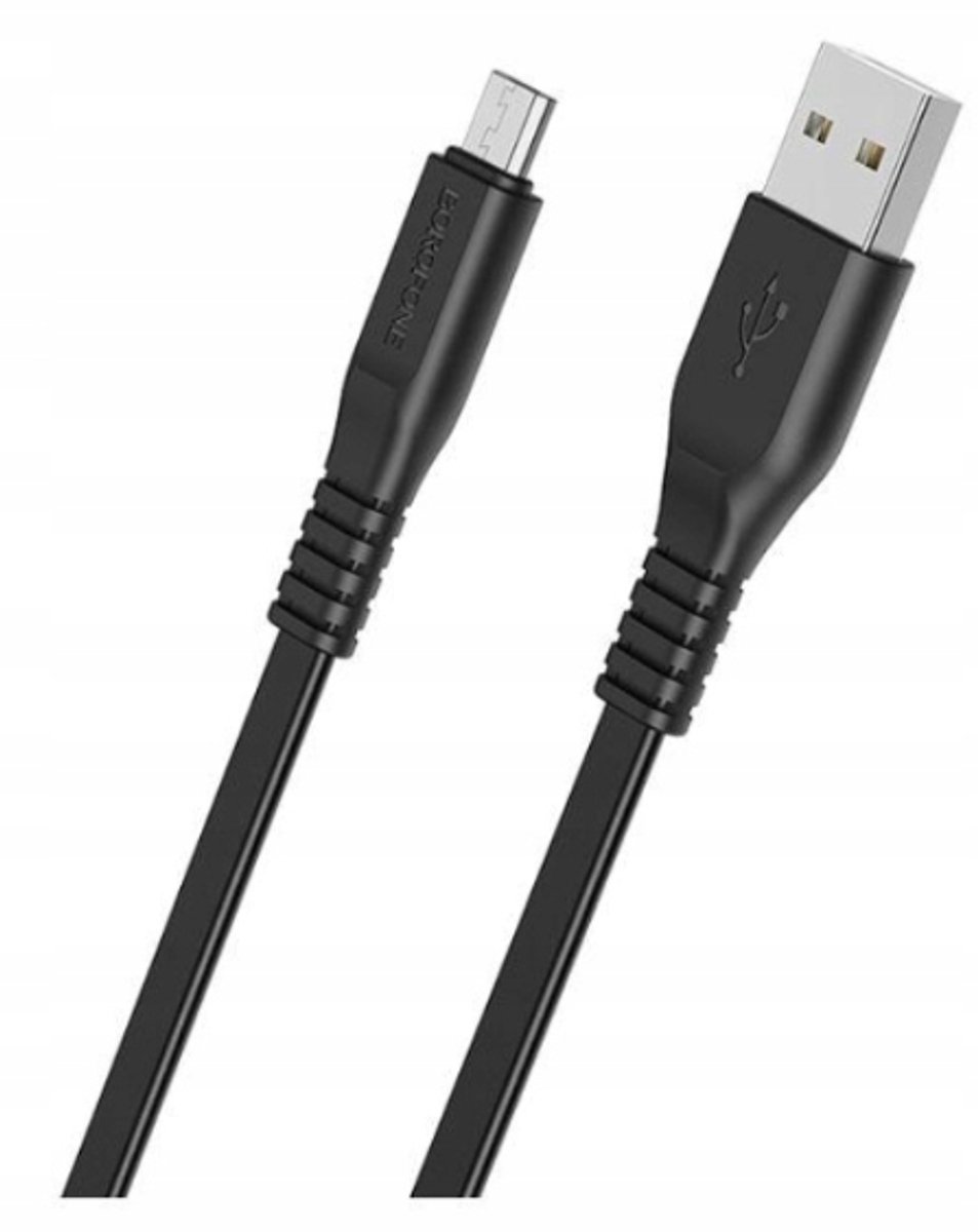 Borofone BX23 Micro USB Kabel 1M 2.4A QC 3.0 - Snel Laden & Data