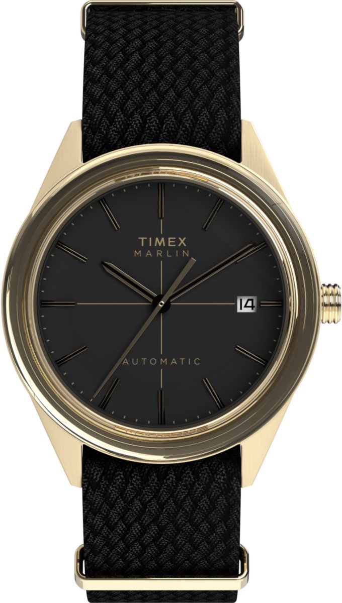 Timex Marlin Jet TW2Y24300 Horloge - Textiel - Zwart - Ø 38 mm