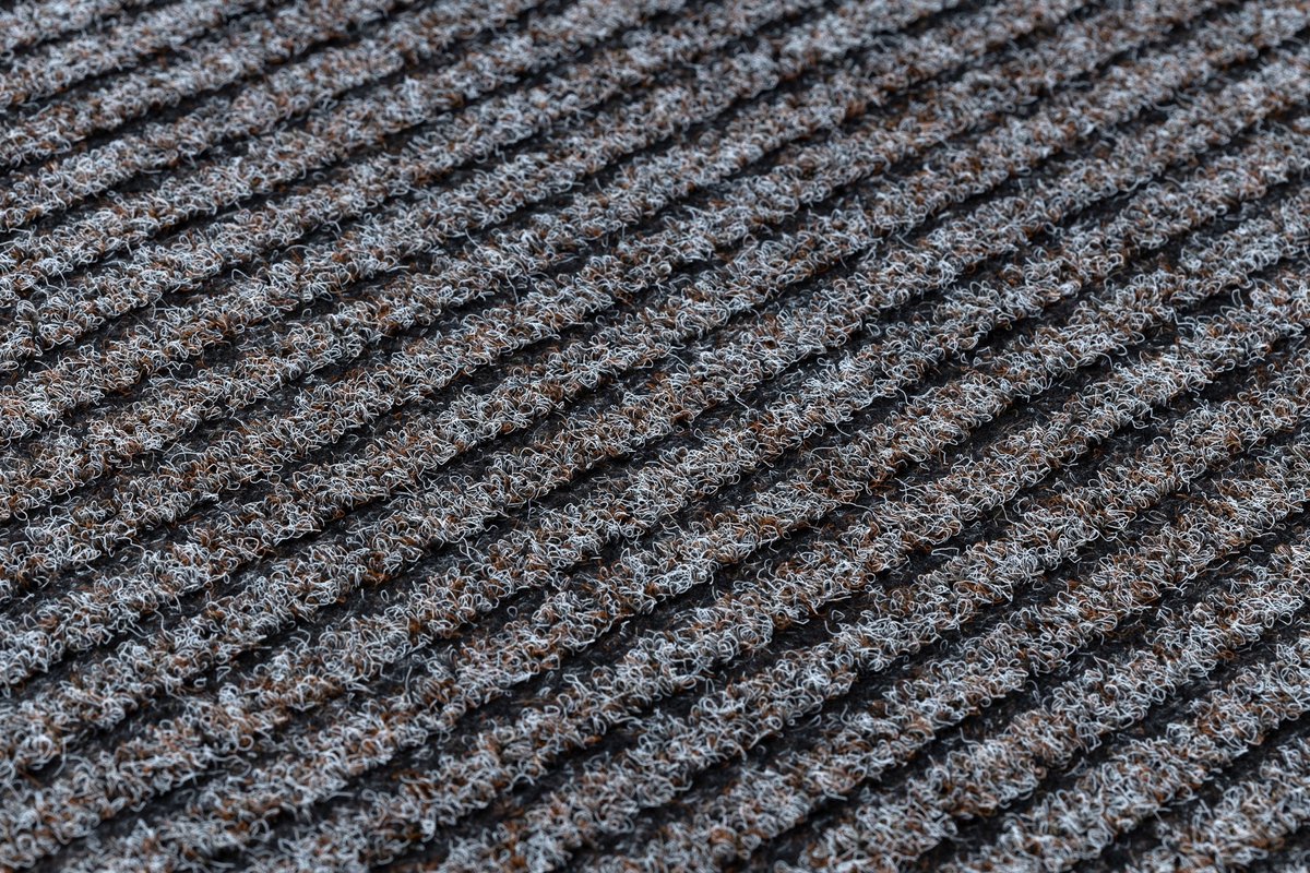 Antislip Deurmat GIN J.Bruin Rubber Strepen 100x110 cm