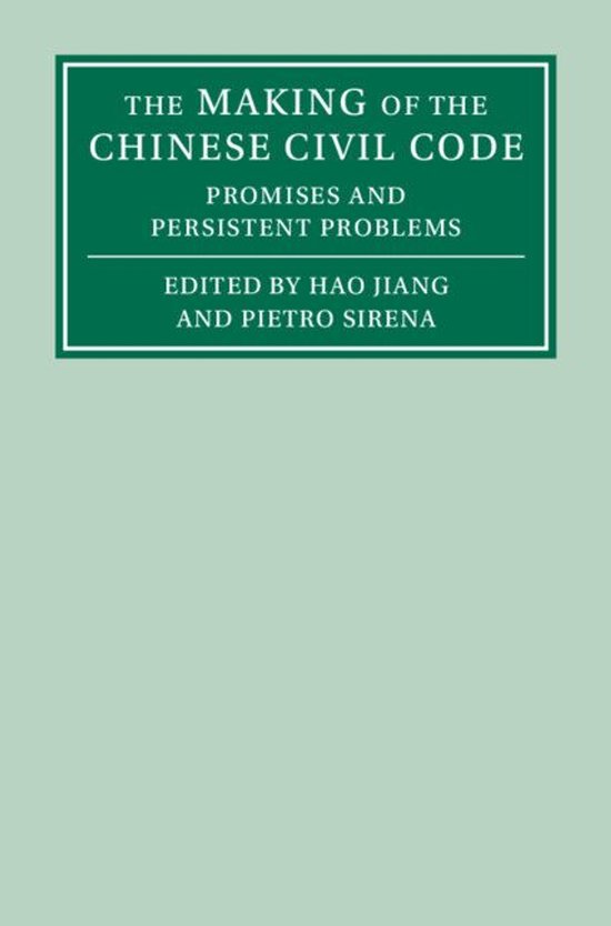 The Making of the Chinese Civil Code - cover