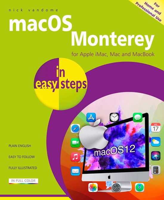 In Easy Steps - macOS Monterey in easy steps - cover