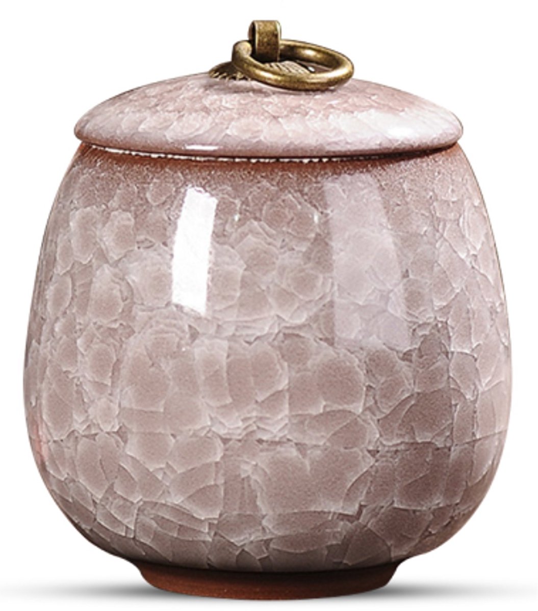 Luxe Urn 170 ML - Crematie Urn - Uniek - Voor Huisdieren of Menselijk As - Crematie As - Mini Urn - Decoratie Urn - ROZE