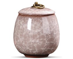 Luxe Urn 170 ML - Crematie Urn - Uniek - Voor Huisdieren of Menselijk As - Crematie As - Mini Urn - Decoratie Urn - ROZE