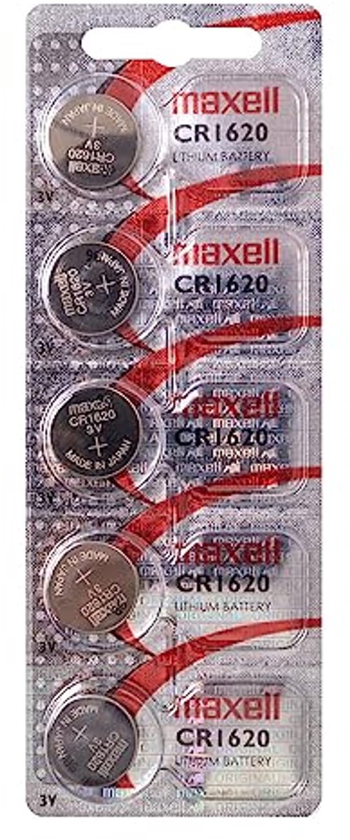 CR1620 Lithium Knopcellenset - 5 Stuks - 3V