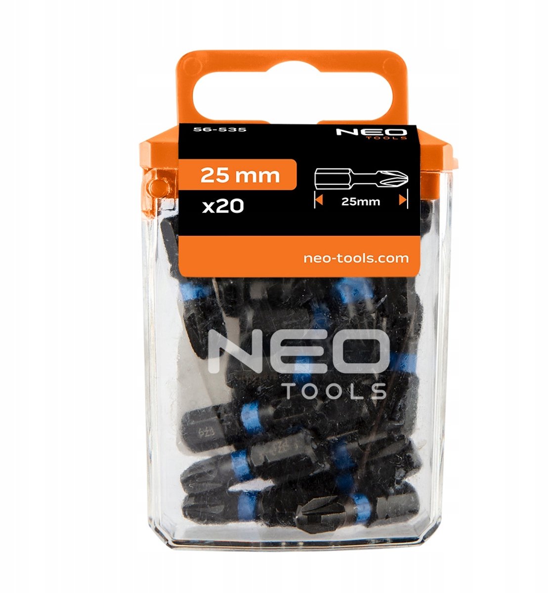 NEO TOOLS Slagbits PZ3 x 25mm 20 Stuks - Staal S2
