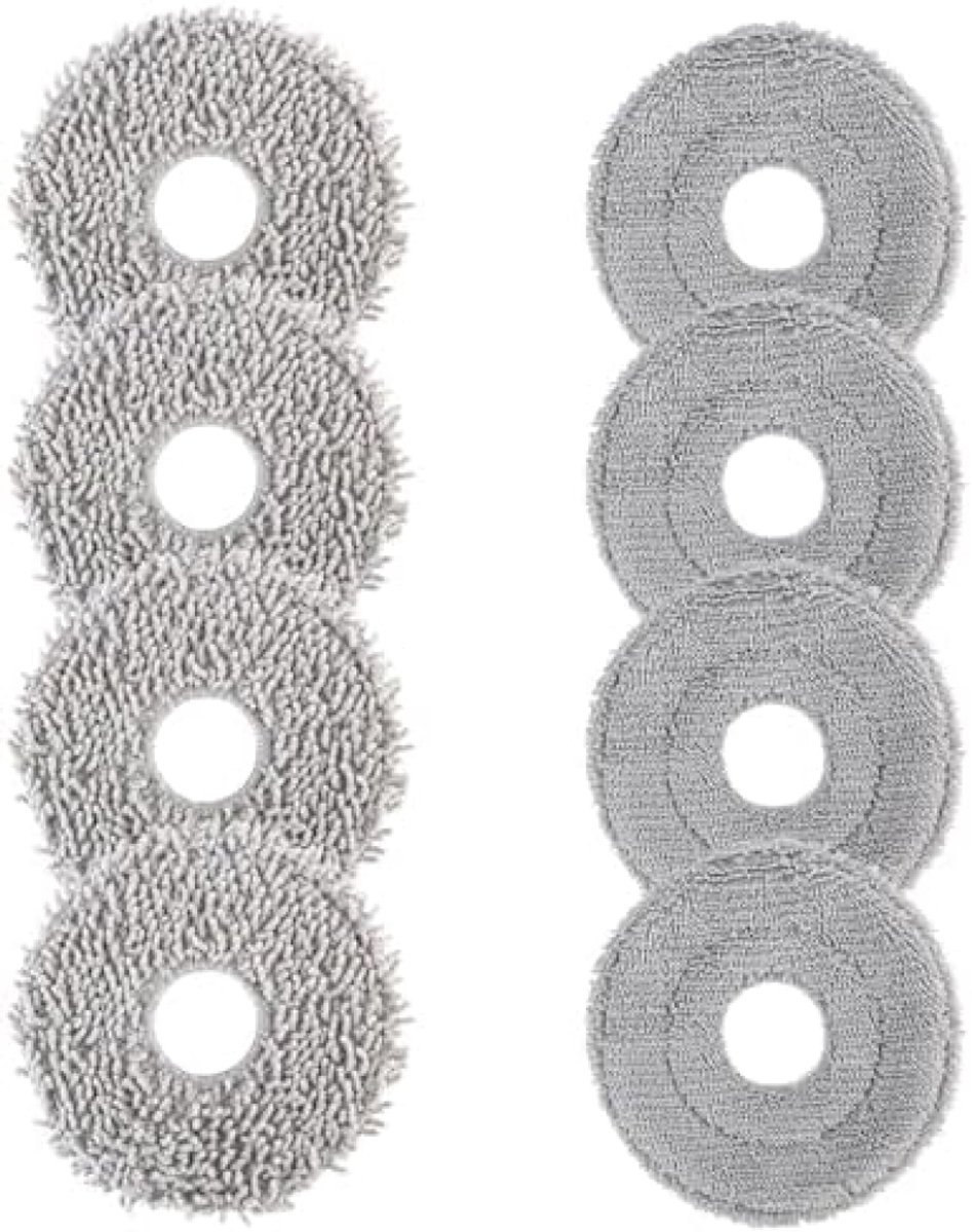 PromoHome 8 stuks microvezel reinigingsdoeken Geschikt voor Dreame L10s Ultra/ L10s Pro / L20 Ultra / L10 Ultra / L10s Pro Ultra Heat/ X40 Ultra / X10+ / X20+