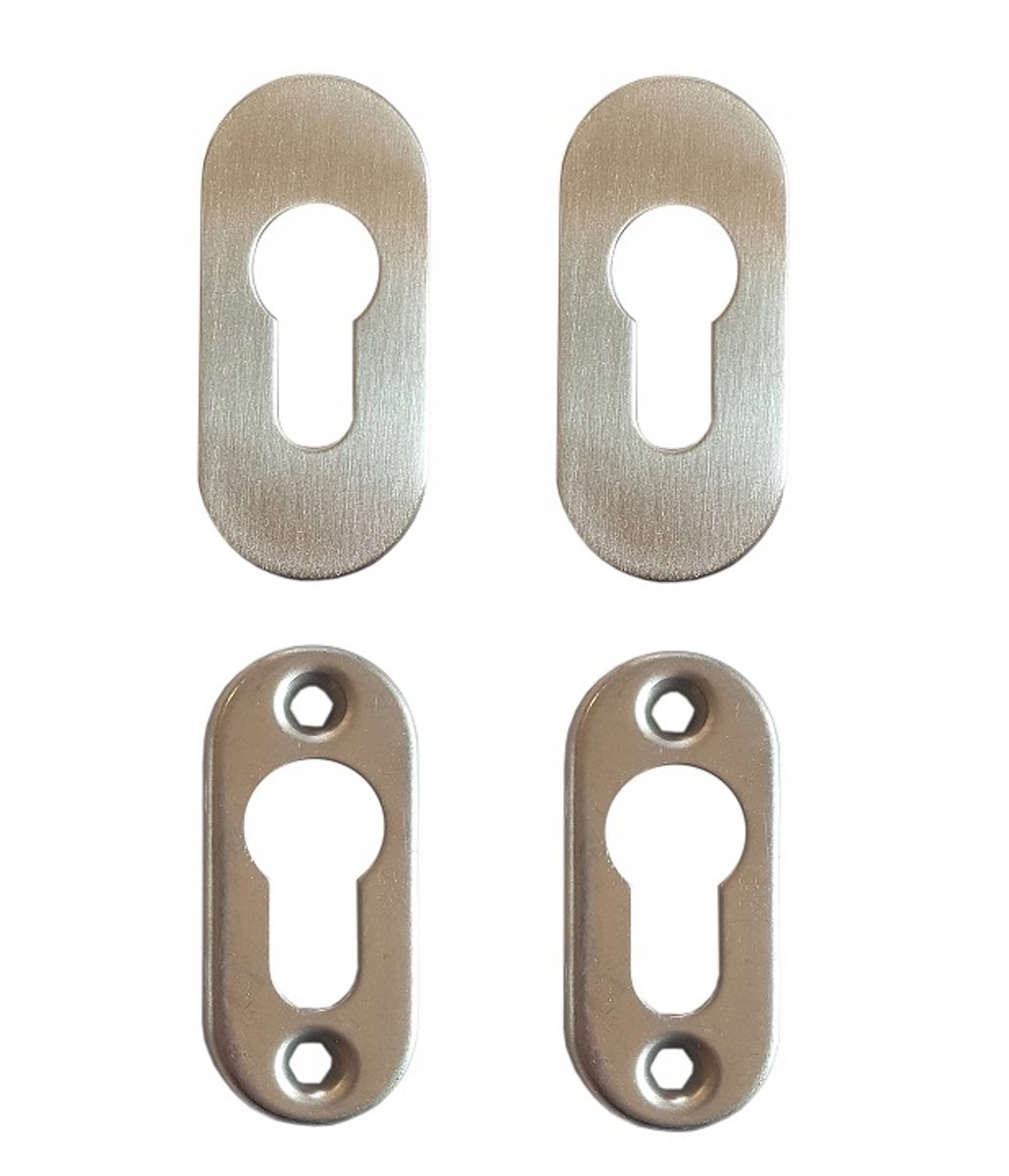 ASSA ABLOY Rozetset INOX Deurbeslag 6mm - 2 st
