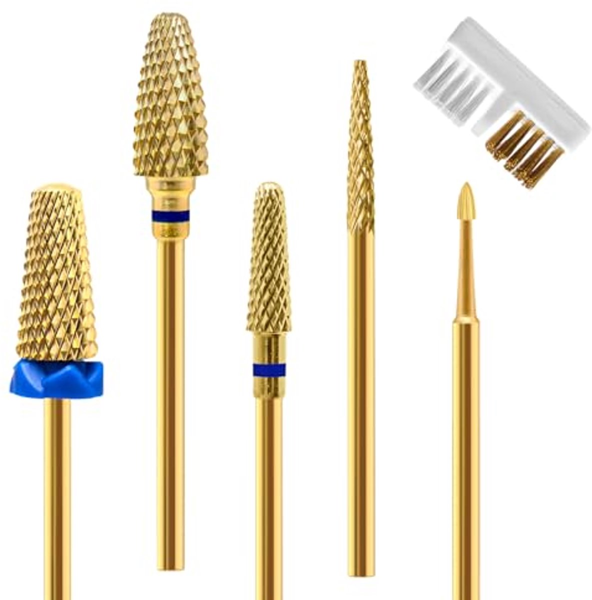 Nagelfrees Opzetstukken Set - 5 Stuks voor Nagelverzorging en Nailart