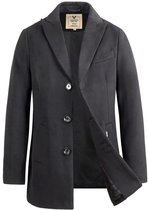 Versano James Heren Korte Mantel Manteljas Winterjas L - Zwart