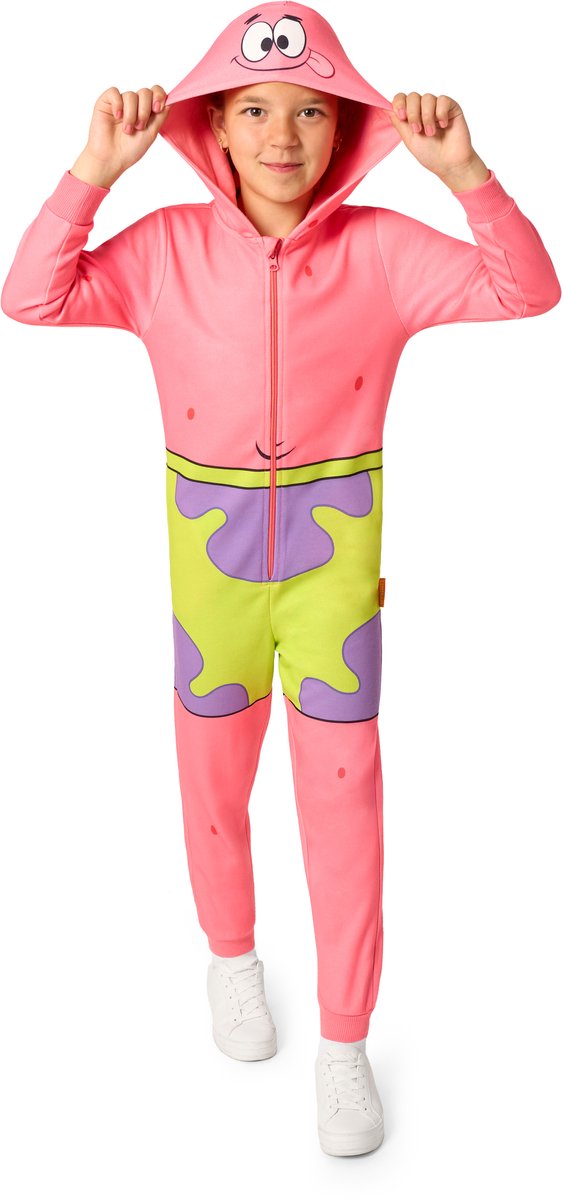 OppoSuits Patrick Kids Onesie - Verkleedkleding Jongens en Meisjes - SpongeBob Kostuum - Maat 4 jaar