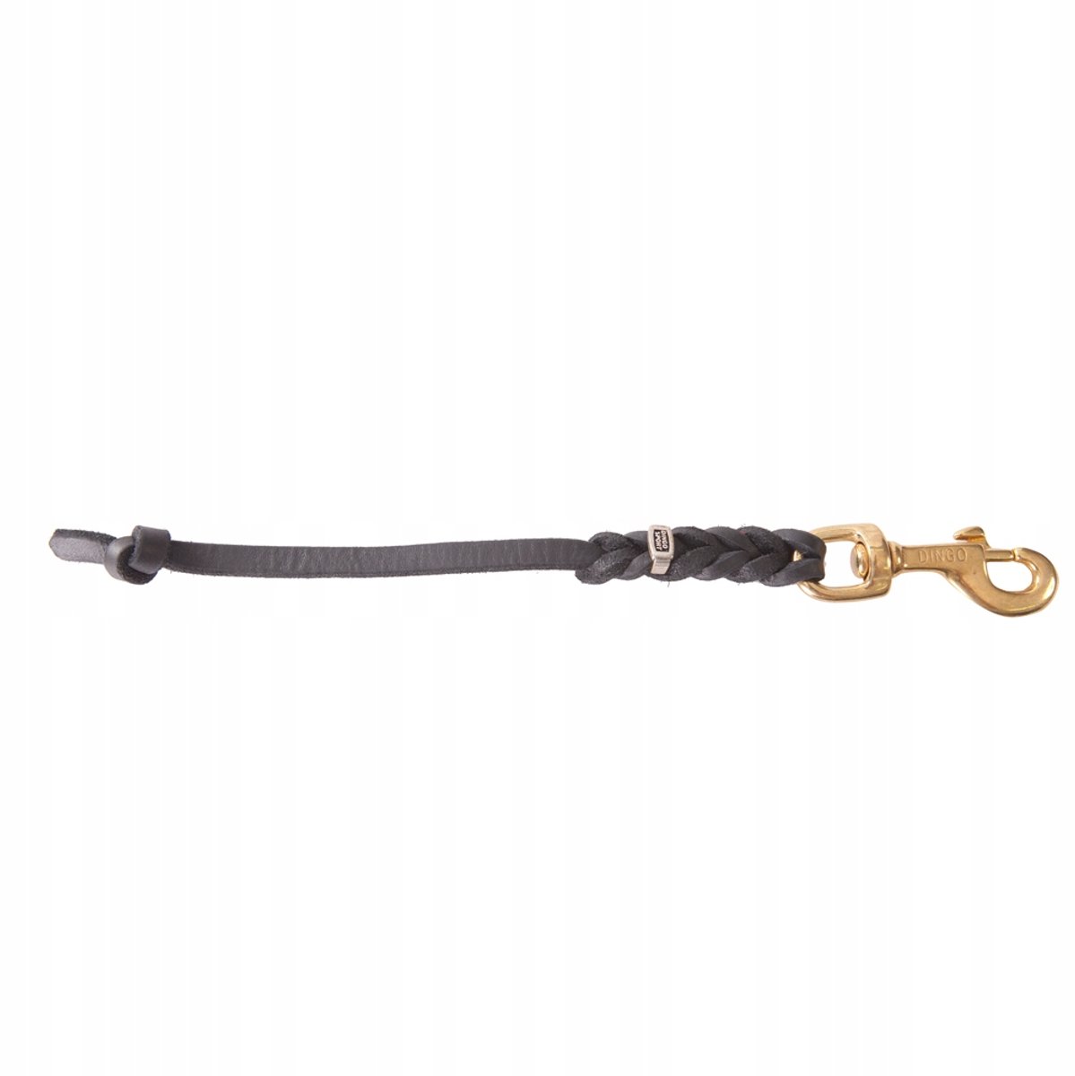 Dingo Gear Lederen Hondensnoer 30cm Zwart