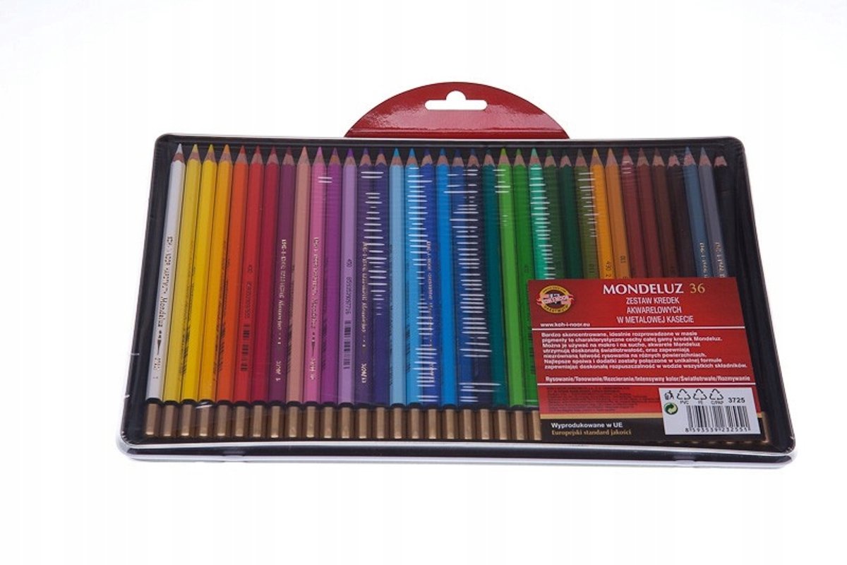 Koh-I-Noor Mondeluz Aquarel Kleurpotloden - 36 Kleuren