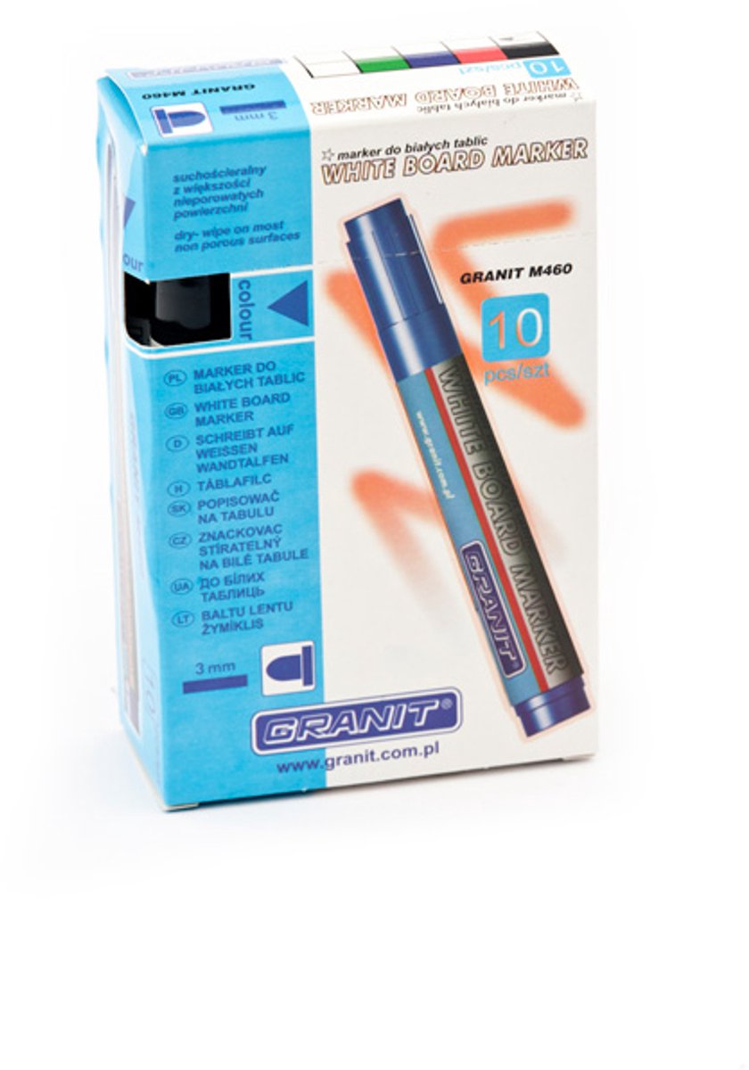 Zwarte Marker M460 - Ideaal voor Whiteboards, Kantoor & School