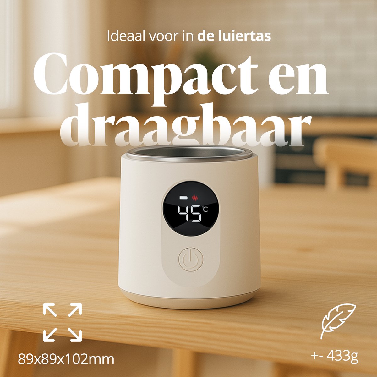 Evite draagbare flessenwarmer Plus 11.500 mAh thumbnail 3