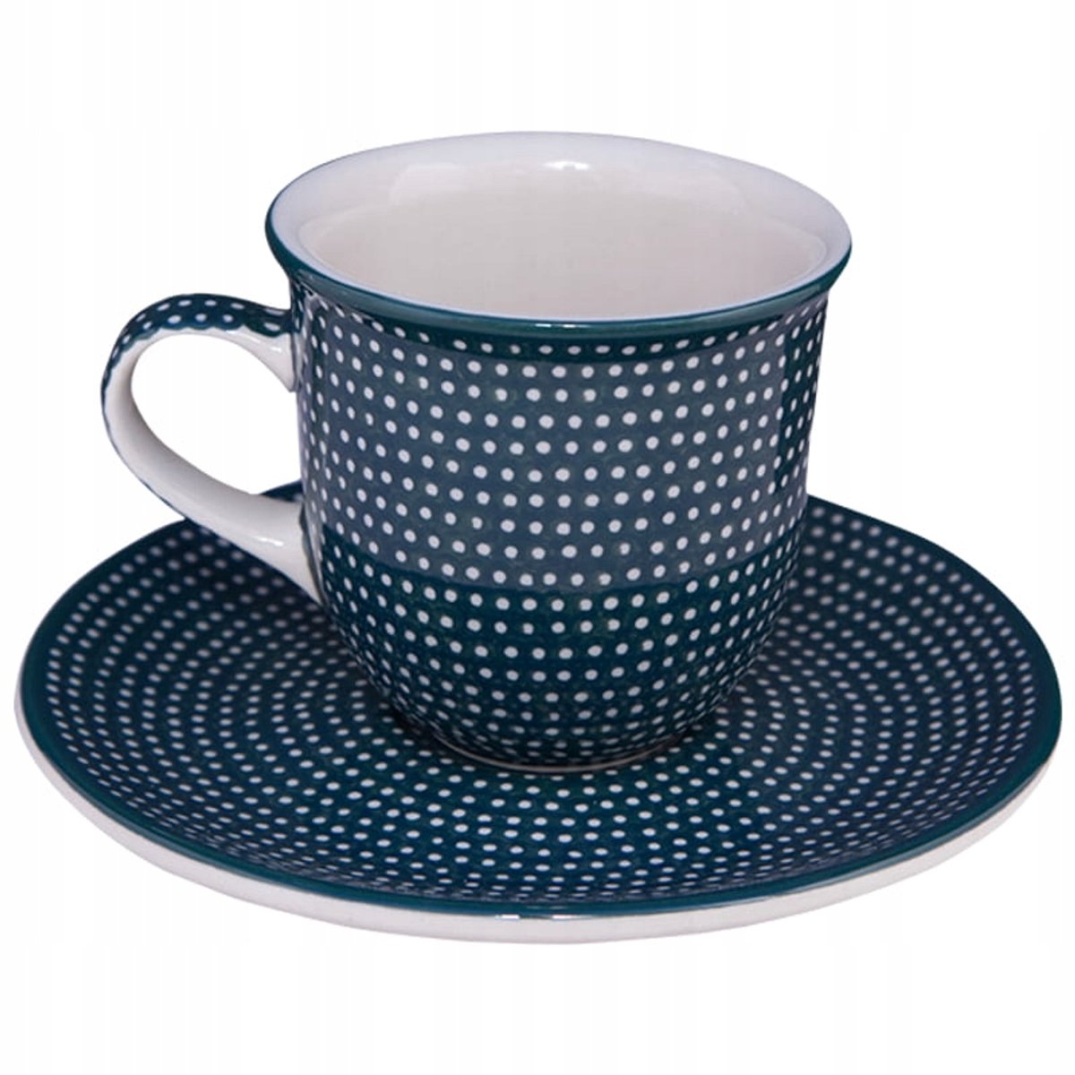 Handgemaakte Bolesławiec Kop & Schotel 180ml - Uniek Decor