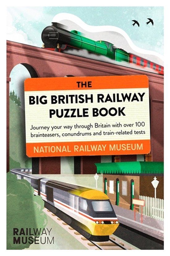 The Big British Railway Puzzle Book - cover