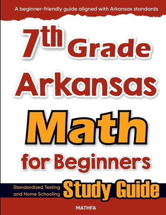 7th Grade Arkansas Math for Beginners - cover