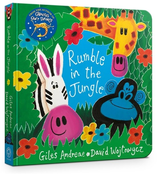 Rumble in the Jungle Board Book - cover