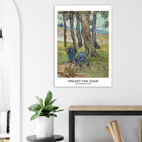 Vincent van Gogh - Les diggers affiche 70x100 cm