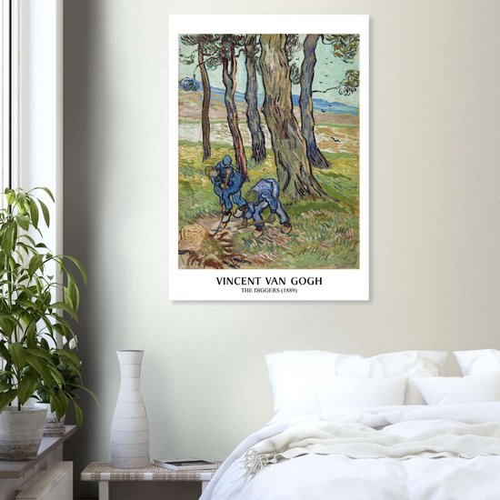 Vincent van Gogh - Les diggers affiche 70x100 cm
