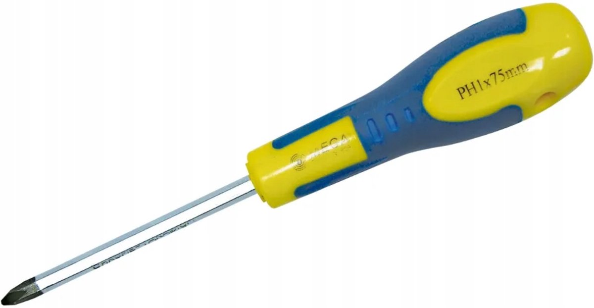 Kruiskopschroevendraaier PH3 x 150mm, Zeskant, CrV Mega