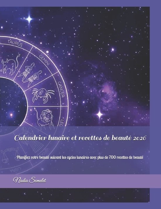 Calendrier lunaire et recettes de beauté 2026 - cover
