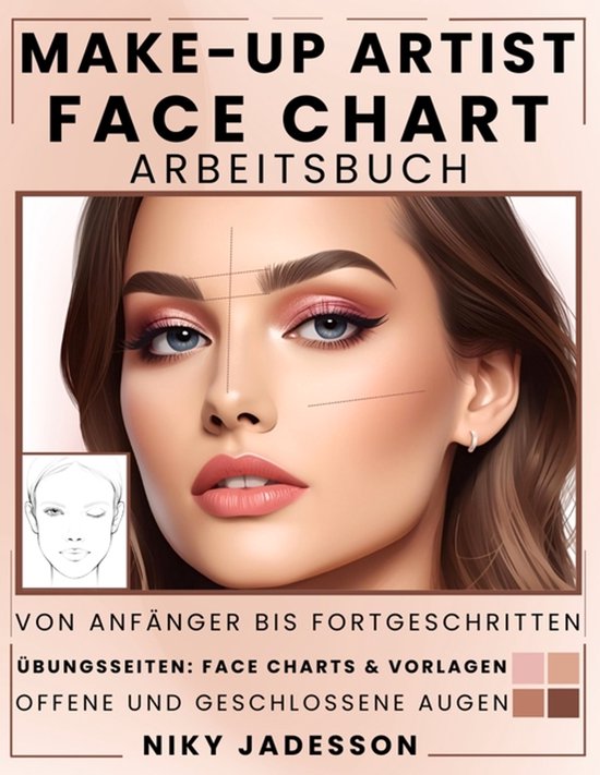 Make-up Artist Face Chart Arbeitsbuch - cover