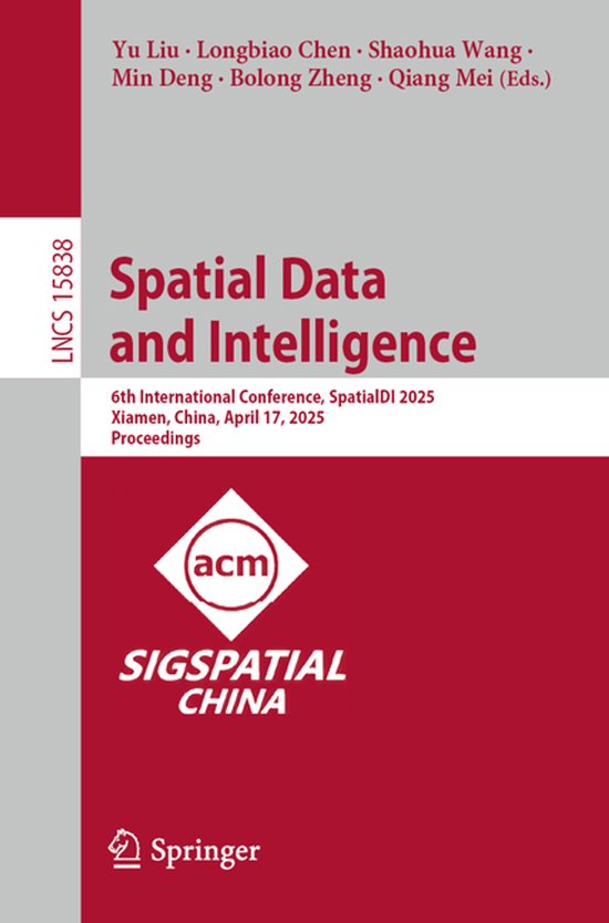 Lecture Notes in Computer Science15838- Spatial Data and Int ... - cover